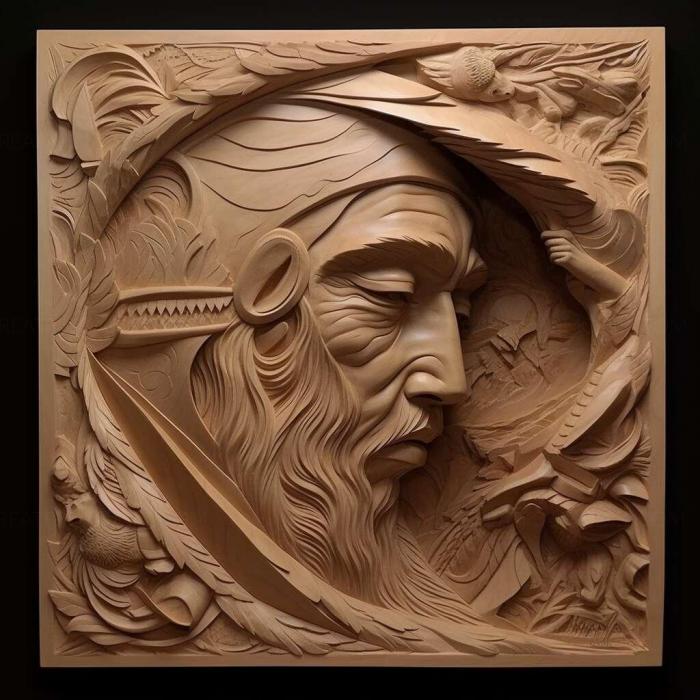 نموذج ثلاثي الأبعاد لآلة CNC 3D Art 